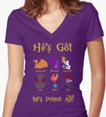 He's Got... Women's Fitted V-Neck T-Shirt