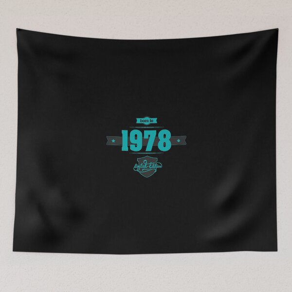 Item preview, Born in 1978 (Blue&Darkgrey) designed and sold by ipiapacs.