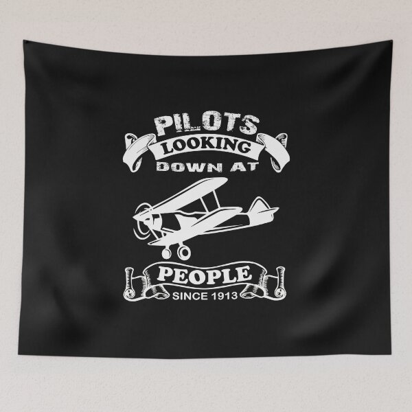 Item preview, Pilot looking down at people designed and sold by dtino.
