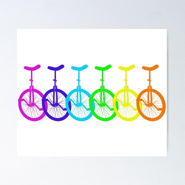 Item preview, Rainbow Unicycles designed and sold by jenido.