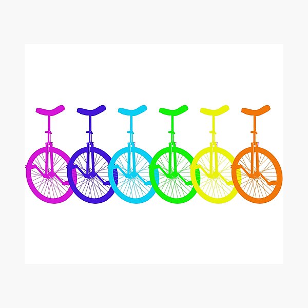 Item preview, Rainbow Unicycles designed and sold by jenido.