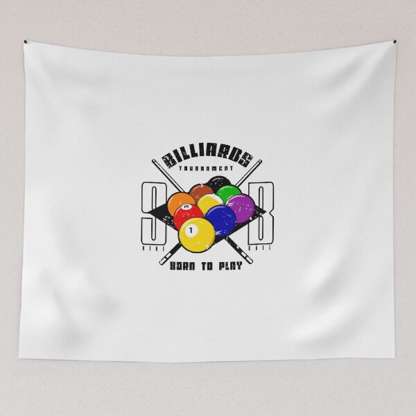 Item preview, 9B Born To Play for Billiard Tournament designed and sold by bennikaufmann.