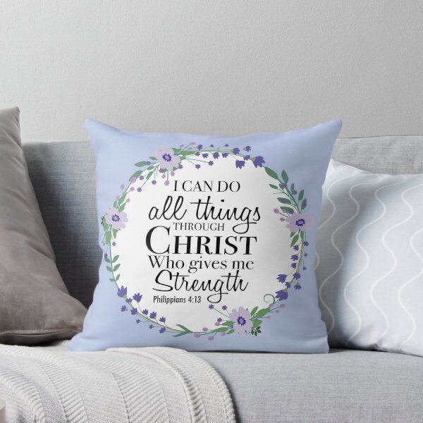 Item preview, Christian Bible Quote - I Can Do all things through Christ Who gives me Strength designed and sold by liztsang.