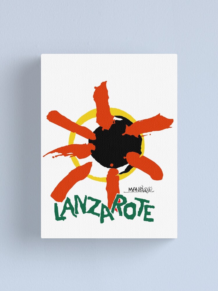Alternate view of Lanzarote - Large Logo Canvas Print