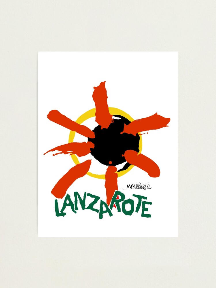 Alternate view of Lanzarote - Large Logo Photographic Print