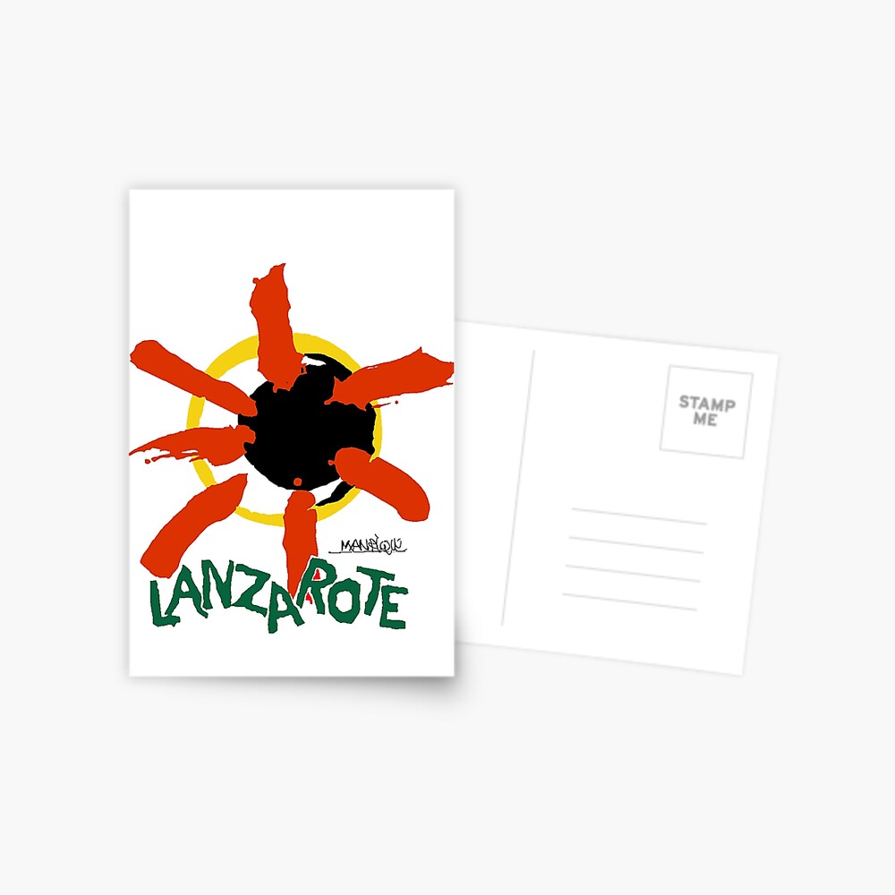 Lanzarote - Large Logo Postcard
