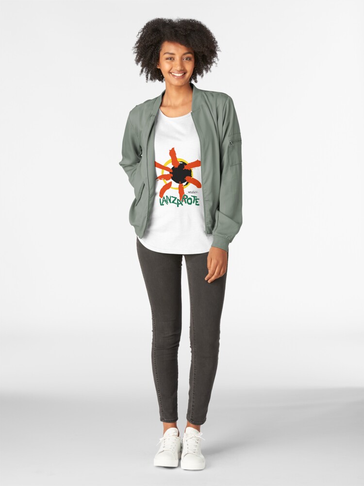 Alternate view of Lanzarote - Large Logo Premium Scoop T-Shirt