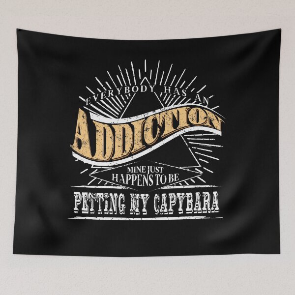 Artikelvorschau, Sucht ist Capybara Shirt Gift Capybara als Haustiere Shirt entworfen und verkauft von shoppzee.