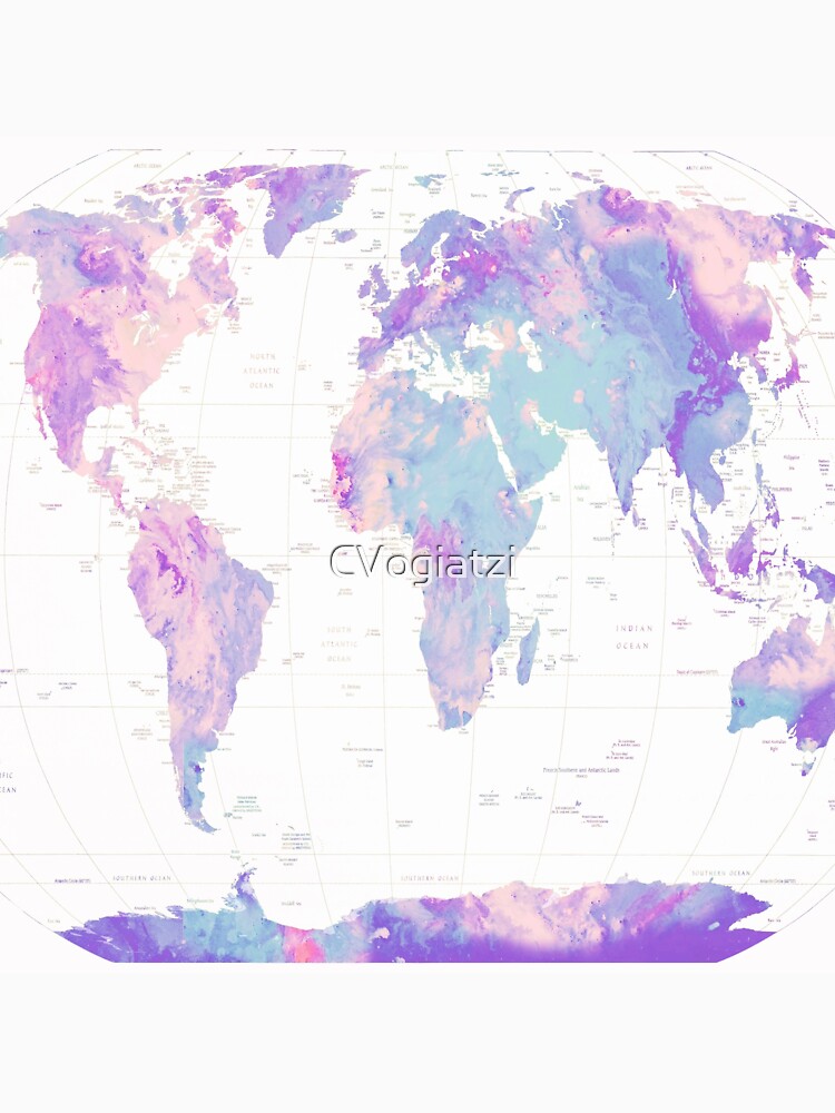 Unicorn Earth Map by CVogiatzi