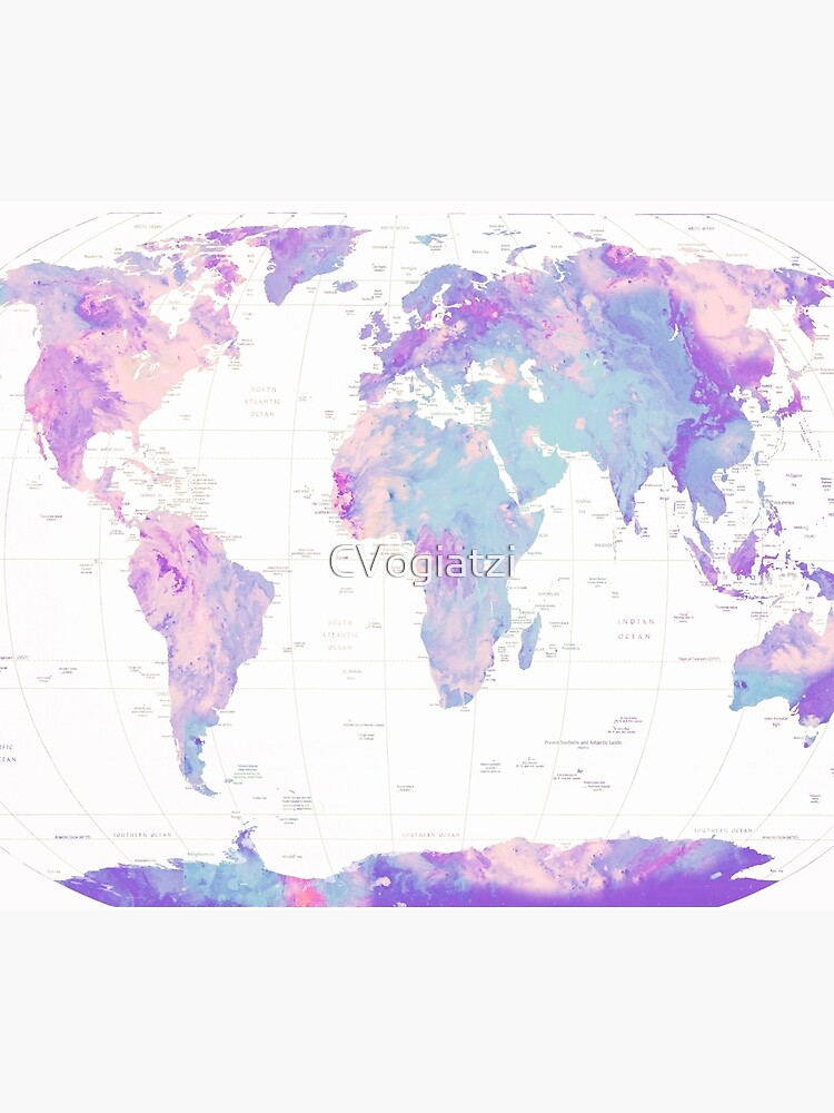 Unicorn Earth Map by CVogiatzi