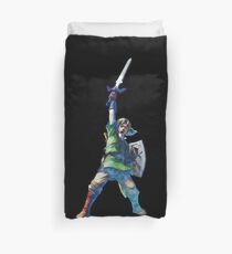 Legend of Zelda Link heroic pose Duvet Cover