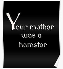 Póster Tu madre era un hámster