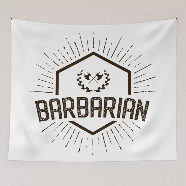 Item preview, Barbarian Player Class - Barbarians Tabletop RPG Addict designed and sold by pixeptional.