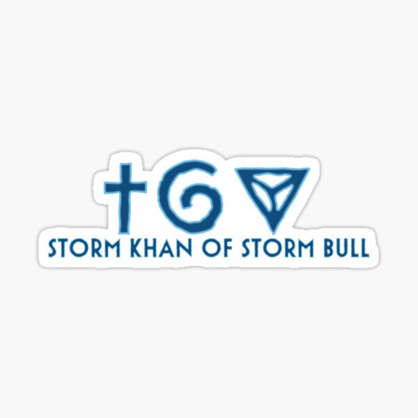 Storm Khan of Storm Bull Sticker