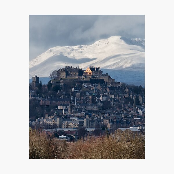 Stirling Castle and Beinn A'Chroin Photographic Print