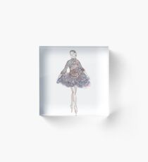 portrait of a ballet dancer Acrylic Block