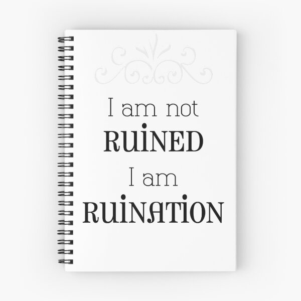 Item preview, I am Not Ruined designed and sold by Laura Oliveira.