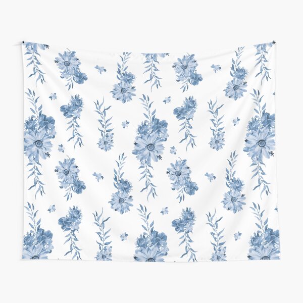 Blue anemones Tapestry