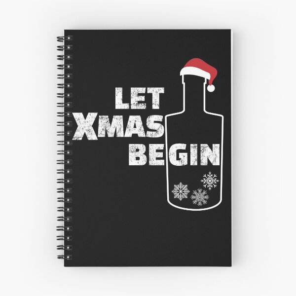 Item preview, Funny Christmas Gin Drinking Saying let X-Mas beGIN designed and sold by peter2art.