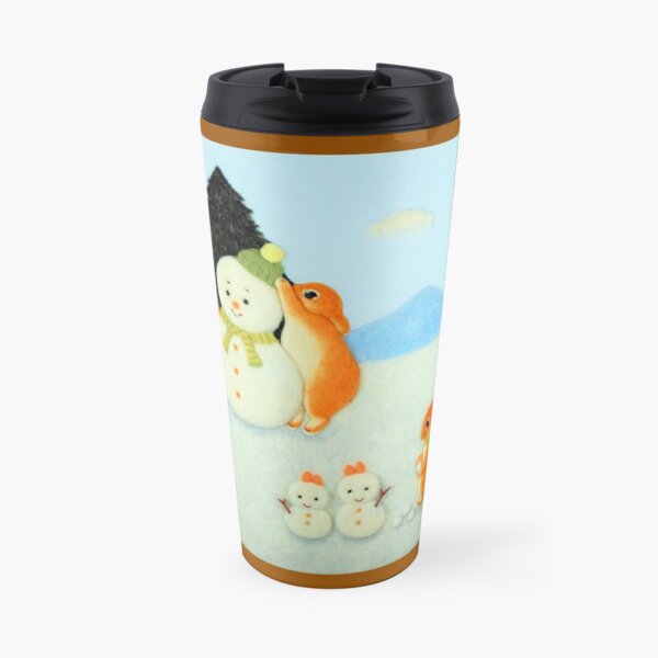 winter vacation (2015) Rabbit /Buny Art Travel Mug