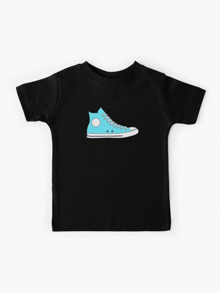 blue converse shirt