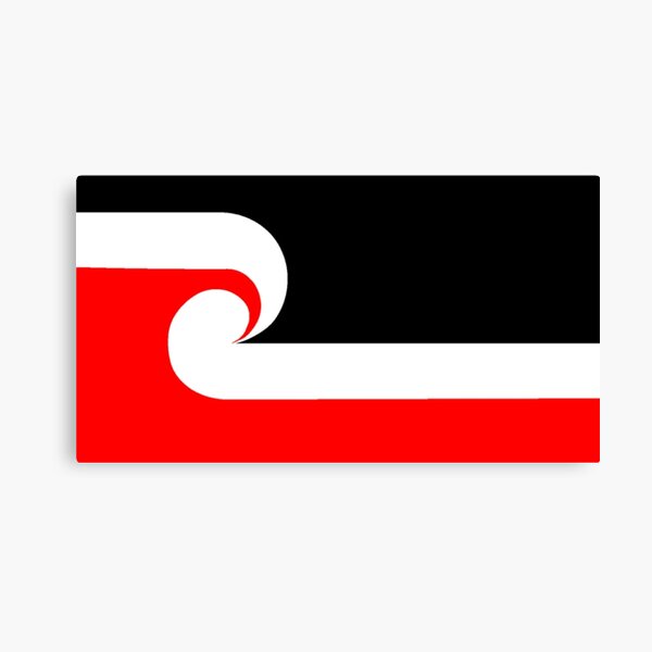 Maori Flag Canvas Print By Sweetsixty Redbubble