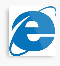 internet explorer Metal Print