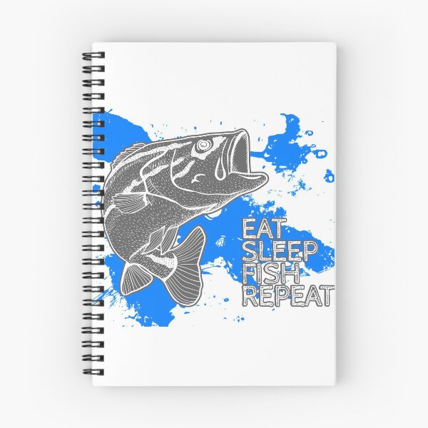 Item preview, Eat Sleep Fish Repeat Funny TShirt designed and sold by Oles Bielienkyi.
