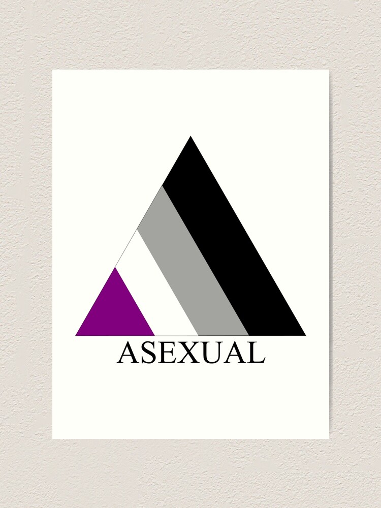 Asexual Triangle Art Print For Sale By Uhjaxsen Redbubble 