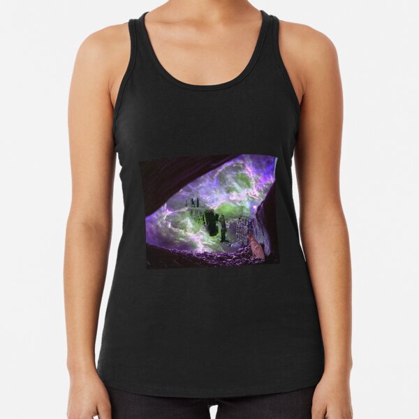 Earth Storm as Willow Watches Racerback Tank Top