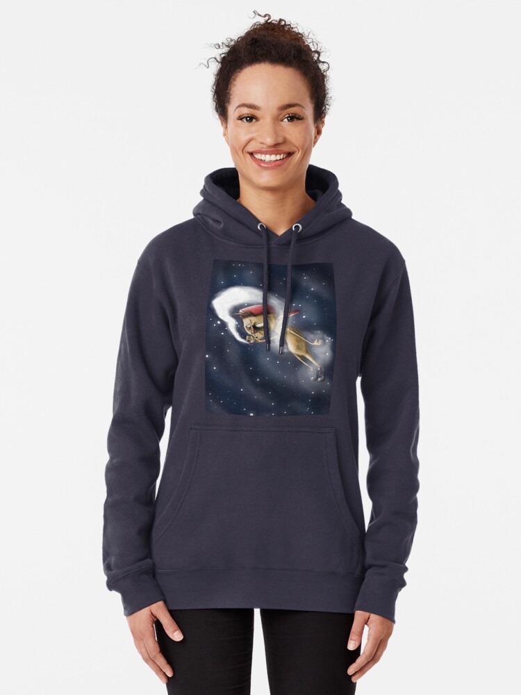 Alternate view of smoking and testing - tee Pullover Hoodie