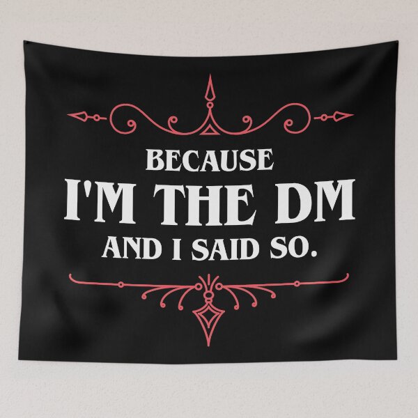 Item preview, Funny I'm the Master and I said So Tabletop RPG Addict designed and sold by pixeptional.