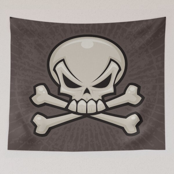 Item preview, Skull and Crossbones designed and sold by fizzgig.