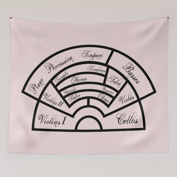 Item preview, Orchestra Layout Diagram (named) designed and sold by KelseyJB16.