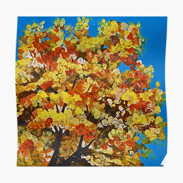 Fall Splendor (Autumn Tree Top) Poster
