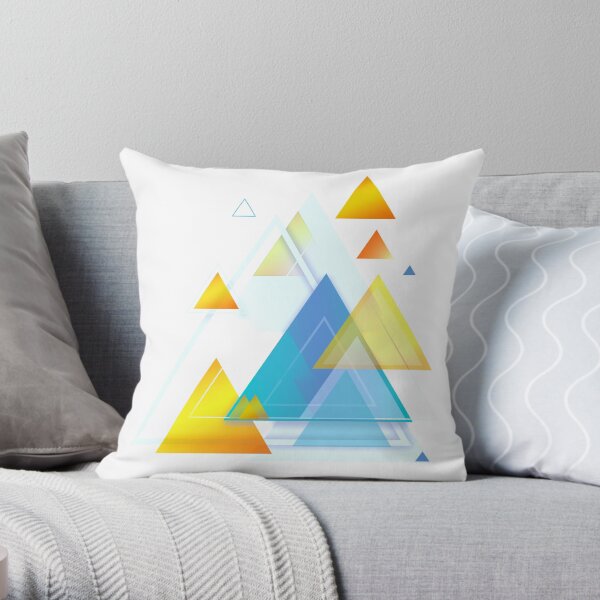 RECTANGLES Throw Pillow