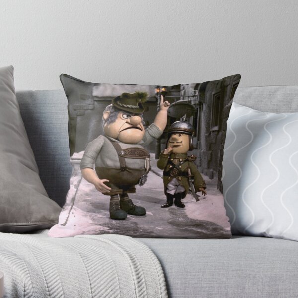 Burgermeister On The Town Throw Pillow