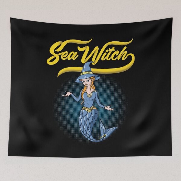 Item preview, Sea Witch Cute Mermaid  designed and sold by javaneka.