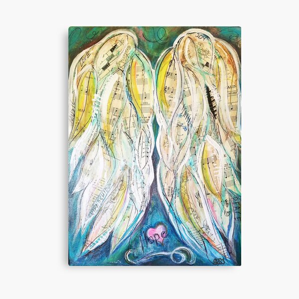 Music Angel Wings Canvas Print