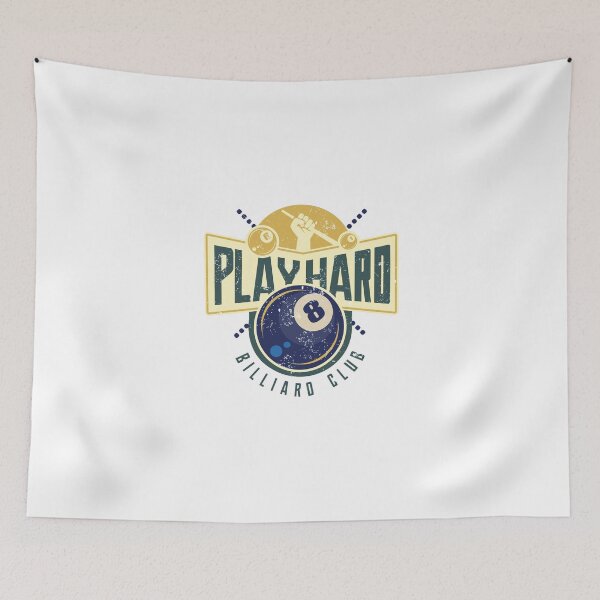 Item preview, Play hard Billiards Club designed and sold by bennikaufmann.