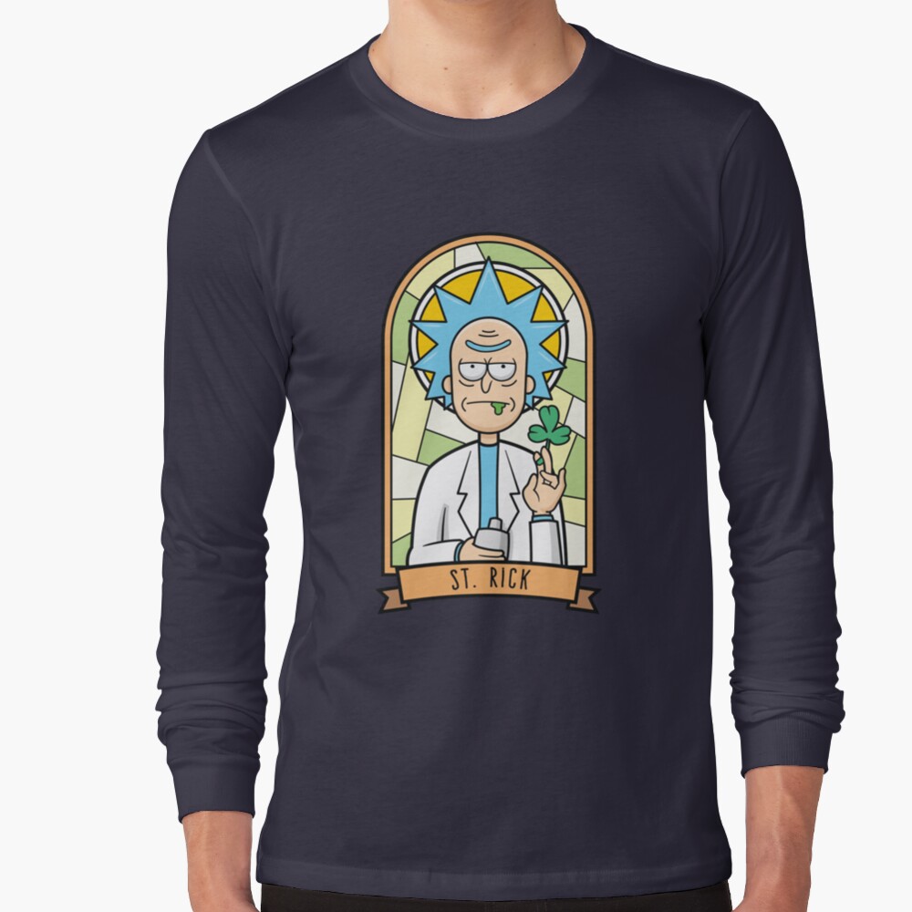 Saint (Pat)Rick Long Sleeve T-Shirt