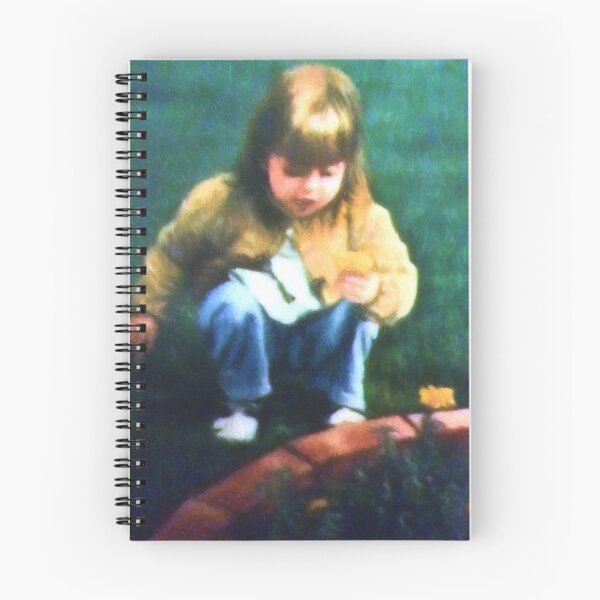 Item preview, Little Girl With Marigolds designed and sold by bloomingvine.