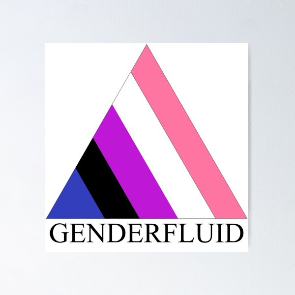 Item preview, genderfluid triangle designed and sold by uhjaxsen.