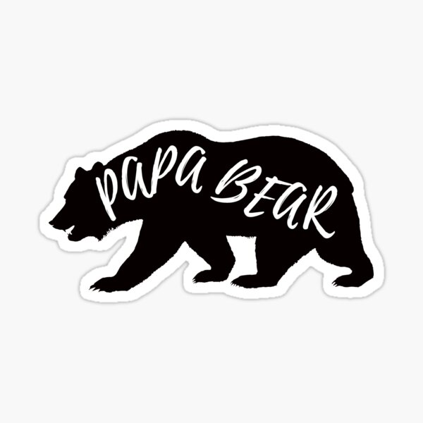 Papa Bear Stickers for Sale