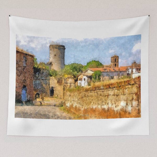 Item preview, Glimpse With Tower Of The Castle designed and sold by Giuseppe Cocco.