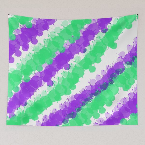 Item preview, Violet & Green Bright Splatter designed and sold by blakcirclegirl.