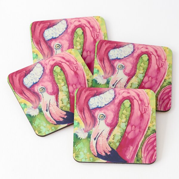 Item preview, Flamingo Christmas designed and sold by GlennArt.