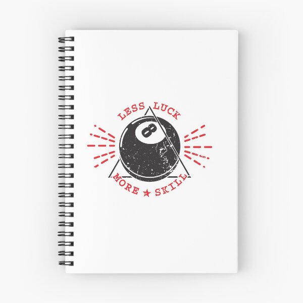 Item preview, Less luck more workout billiard gift designed and sold by bennikaufmann.