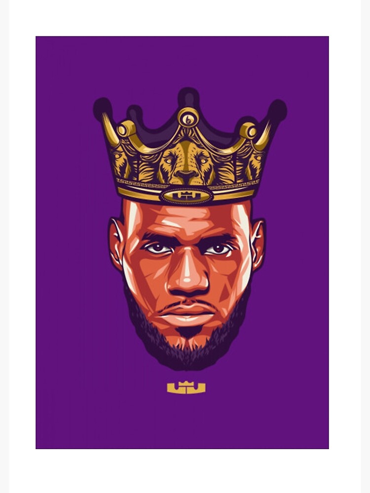  lebron james Art Print by ibrahimGhd Redbubble