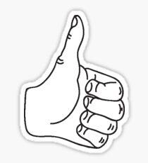 thumb sticker Sticker